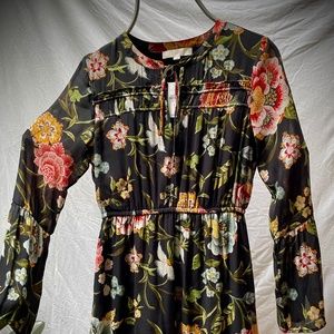 Loft Soft Floral Dress Size Small
